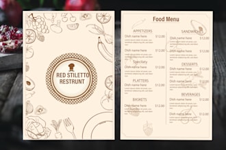 do restaurant menu food menu digital menu cards cafe menus or food flyer