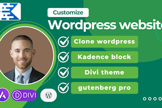 customize wordpress using kadence block beaver builder divi theme astra theme