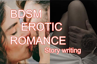 ghost write, rewrite, edit your romance bdsm erotica stories