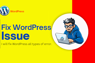 fix wordpress all types of bugs and errors