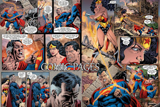 draw graphic novel comic book anime manga comic superhero nsfw comic book cover