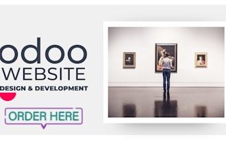 design and develop odoo website with your ideas and requirement