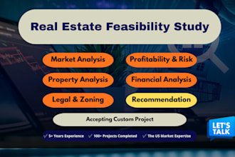 do real estate feasibility study and financial pro forma