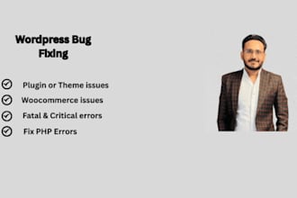 fix wordpress and woocommerce issues fast and professionally