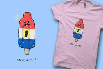 create a Tshirt design for Fathers Day