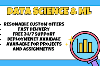 make data related projects for you