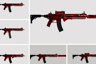 model fivem gun pack ,script ,chain and gta cars , fivem weapon , assets
