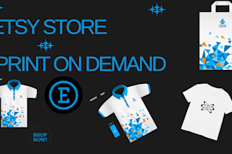 set up etsy print on demand store, etsy print on demand