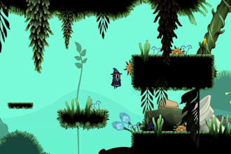 develop 2d video game in unity or godot, 2d platformer game, 2d runner game