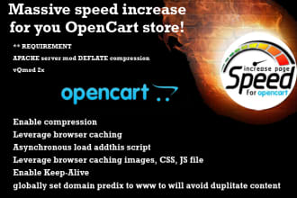 speed up your opencart website