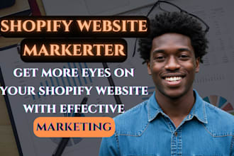 shopify website marketing for sales, shopify product website promotion