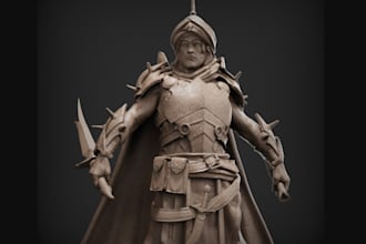 design 3d figurine for printing,generate stl,gcode,3dcustom miniature,dnd,zbrush