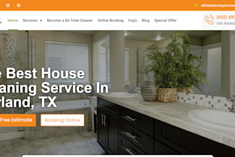 build house cleaning, cleaning service, office cleaning, janitorial website