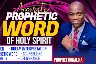 give you prophetic word about your life and destiny