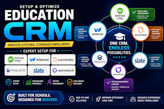 setup education CRM extraaedge wisenet submittable finalsite slate openeducat