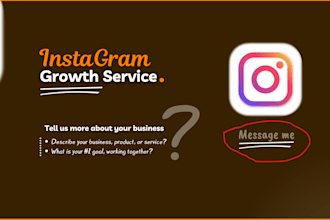 do instagram marketing, manage, grow and promote your page reach organically