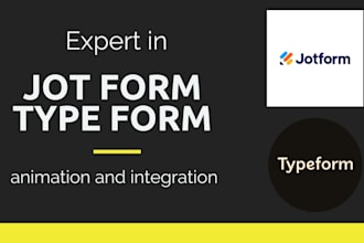 create, animate and integrate forms on jotform and typeform