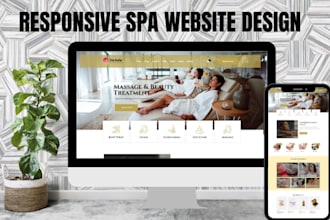 design salon website, beauty website ,spa website