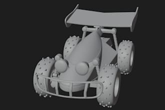 sculpt 3d toy car model,3d iconic rc car,minicraft vehicle for trpg,zbrush model