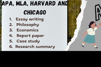 do research summary, report, business, management