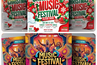 design proffesional, entertainment, festival flyers