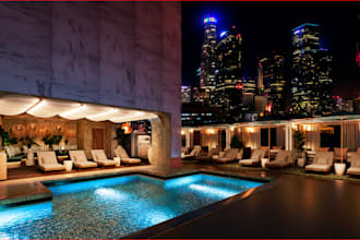 redesign 3d restaurant,interior lightening, BBQ furniture,clubhouse,porch design