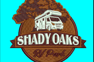 do embroidery digitizing logo for cap,left chest,jacket back designs