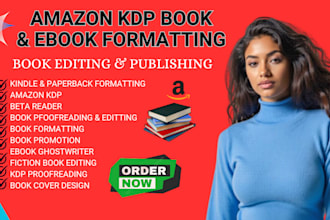 ebook ghostwrite amazon kdp spanish book formatting layout design book promotion