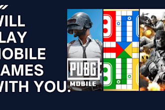 play mobile games with you
