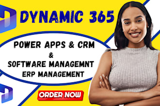 set up microsoft 365 dynamic 365 pwer apps for CRM management, erp management