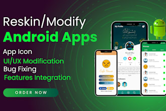 fix android bugs, reskin app, and update sdk to api level 35 in android studio
