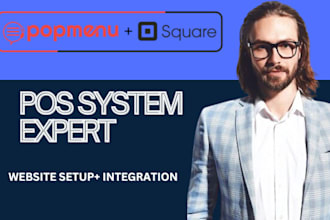 setup square pos toast website, clover website , pos integration ubereat dripos