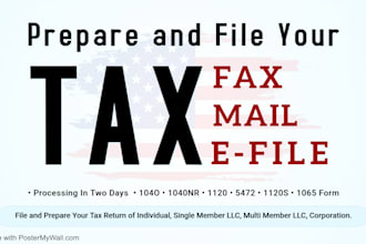 llc annual report and tax filing in any US state