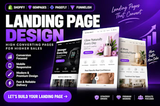 design landing page on pagebuilder,funnelish