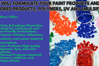 develop a paint formulation and chemical products