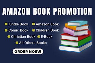 amazon book promotion, christian, comic, childrens and ebook marketing