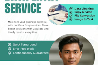 do data entry, copy and paste, data typing and file conversion