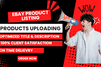 be your ebay virtual assistant and amazon to ebay dropshipping, product listings