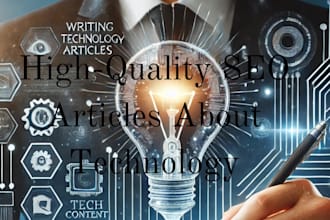write anything you need about technology
