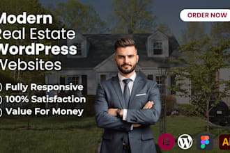 design a professional real estate wordpress website
