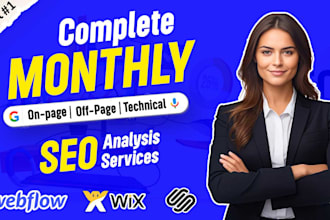 do website SEO optimization for webflow, wix or wordpress