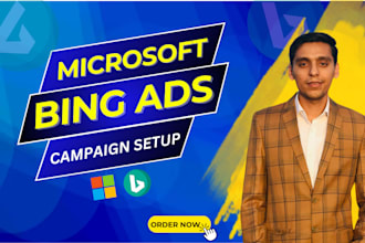 setup manage and optimize professional microsoft bing ads PPC campaign