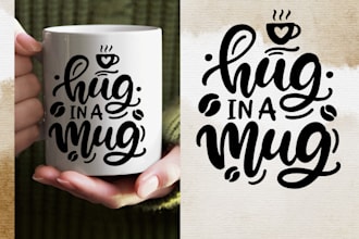 make custom mug printing, typography custom mugs for you
