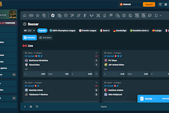 develop b2b sportsbook platform with betby, bti, saba, sbo, cmd and 9wicket apis