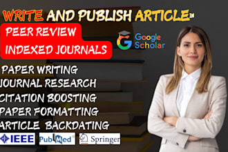 do article backdate, writing and publish in google scholar