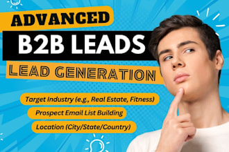 do advanced b2b lead generation email list for any business niche