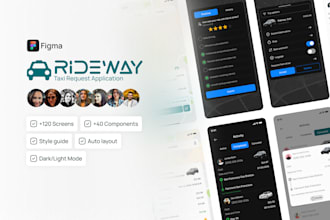 design a professional taxi booking, rideshare, and uber clone