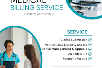 do medical billing denial management ar follow up and payment posting