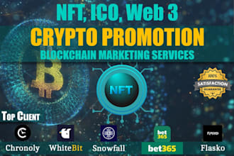 be your web3 token social media manager and crypto content creator and marketing