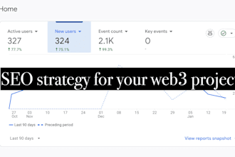 create an SEO strategy for your crypto project